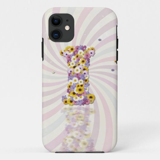 Coques Case-Mate iPhone Lettre à fleurs I (Dos)