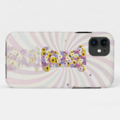 Coques Case-Mate iPhone Lettre à fleurs I (Dos (Horizontal))