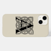 Coques Case-Mate iPhone Lettre A Monogramme Impression de nœud celtique vi (Verso (horizontal))