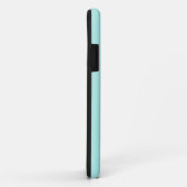 Coques Case-Mate iPhone lettre à motifs fleur F(bleu & points) Coque-Mate (Dos/Droite)