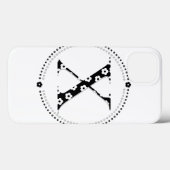 Coques Case-Mate iPhone lettre à motifs floraux X (Verso (horizontal))