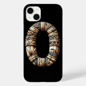 Coques Case-Mate iPhone LETTRE Aloha Polynésienne Hawaïenne O Initiale Per (Verso)