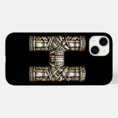 Coques Case-Mate iPhone LETTRE ALOHA ROYENNE H Personnalisée Initiale (Verso (horizontal))