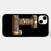 Coques Case-Mate iPhone LETTRE ALOHA ROYENNE L Personnalisée Initiale (Verso (horizontal))