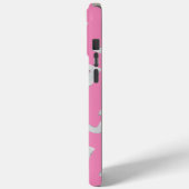 COQUES Case-Mate iPhone LETTRE ARGENT ROSE J (Verso / Gauche)
