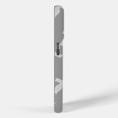 COQUES Case-Mate iPhone LETTRE ARGENT T (Verso / Droite)