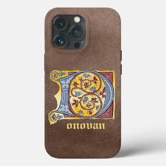 COQUES Case-Mate iPhone LETTRE BLEUE MOYENNE ET ROUGE IVÉ ÉCLAIRÉ D (Verso)