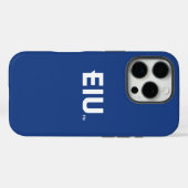 Coques Case-Mate iPhone LETTRE bloc EIU (Verso (horizontal))