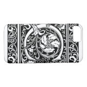 Coques Case-Mate iPhone Lettre C Monogramme médiéval Art Nouveau (Dos (Horizontal))