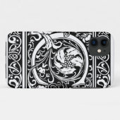 Coques Case-Mate iPhone Lettre C Monogramme médiéval Art Nouveau (Dos (Horizontal))