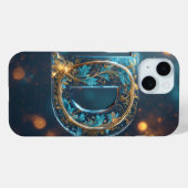 Coques Case-Mate iPhone Lettre D transparente décorative (Verso (horizontal))