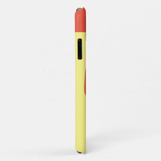 Coques Case-Mate iPhone Lettre d'affiche rétro (Dos/Droite)