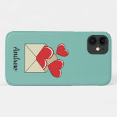 Coques Case-Mate iPhone Lettre d'amour | Ajouter votre texte (Dos (Horizontal))