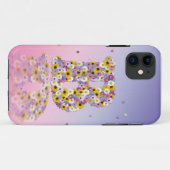 Coques Case-Mate iPhone Lettre de fleurs B (Dos (Horizontal))