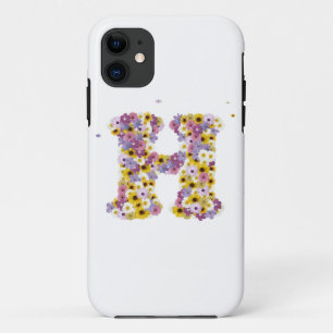 Etui iPhone Case-Mate Lettre de fleurs H
