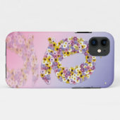 Coques Case-Mate iPhone Lettre de fleurs Q (Dos (Horizontal))