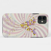 Coques Case-Mate iPhone Lettre de fleurs v (Dos (Horizontal))