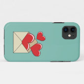 Coques Case-Mate iPhone Lettre de love (Dos (Horizontal))