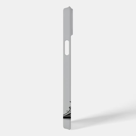 Coques Case-Mate iPhone Lettre de sorcière Cauldron Une initiale personnal (Verso / Droite)