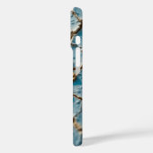 Coques Case-Mate iPhone Lettre E Ornementale Dorée Avec Superposition De C (Verso / Gauche)