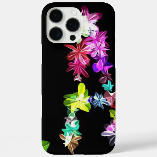 Coques Case-Mate iPhone LETTRE Florale A ART (Verso)