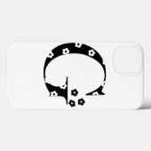 Coques Case-Mate iPhone lettre G à motifs fleurs (Verso (horizontal))