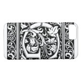 Coques Case-Mate iPhone Lettre G Monogramme médiéval Art Nouveau (Dos (Horizontal))