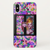 COQUES Case-Mate iPhone LETTRE H MONOGRAMME DE MASQUÉRADE VALENTINE VÉNÉTI (Dos)