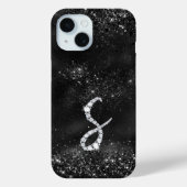 COQUES Case-Mate iPhone LETTRE HERBE STYLE CRESTAL S NOIR (Verso)