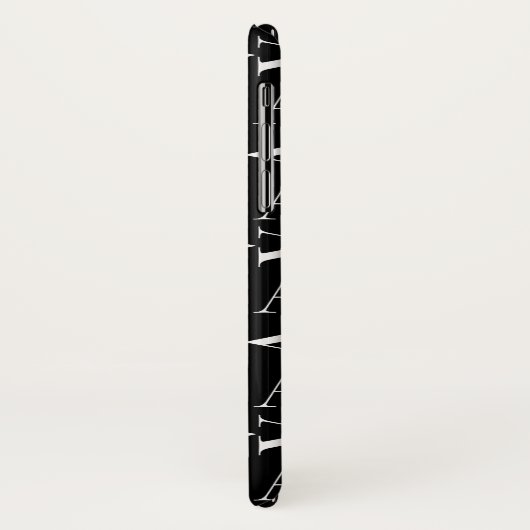 Coques Case-Mate iPhone Lettre initiale A monogramme (Dos/Gauche)