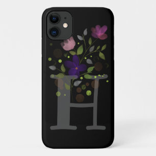 Case-Mate iPhone Case Lettre initiale H Plus Design floral
