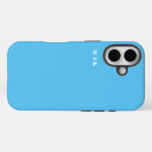 Coques Case-Mate iPhone LETTRE INITIALE MINIMALE MONOGRAPHIQUE Élégant (Verso (horizontal))