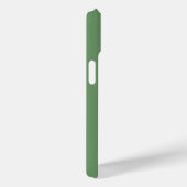 Coques Case-Mate iPhone Lettre initiale | Monogramme Moderne Tendance Sage (Verso / Droite)