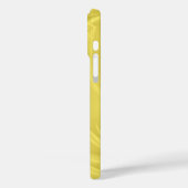 Coques Case-Mate iPhone Lettre initiale Monogramme Yellow Shadows Texture (Verso / Gauche)
