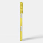 Coques Case-Mate iPhone Lettre initiale Monogramme Yellow Shadows Texture (Verso / Droite)