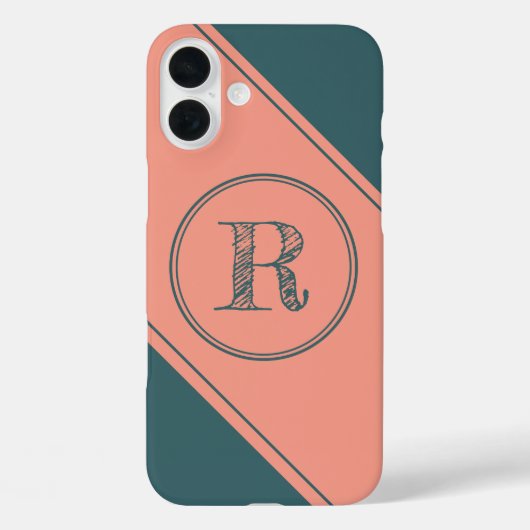 COQUES Case-Mate iPhone LETTRE INITIALE NOUVELLE MODÈLES MONOGRAPHIQUES (Verso)