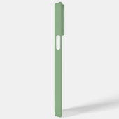 COQUES Case-Mate iPhone LETTRE INITIALE STYLISÉE VERT SOLIDE (Verso / Droite)