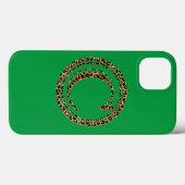 Coques Case-Mate iPhone LETTRE Léopard C (Verso (horizontal))