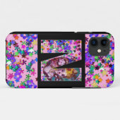 COQUES Case-Mate iPhone LETTRE M MONOGRAMME MONOGRAMME DE LA MASQUÉRADE VÉ (Dos (Horizontal))
