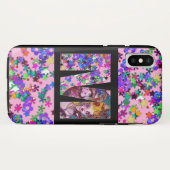 COQUES Case-Mate iPhone LETTRE M MONOGRAMME MONOGRAMME DE LA MASQUÉRADE VÉ (Dos (Horizontal))