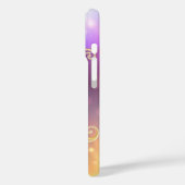 Coques Case-Mate iPhone Lettre M transparente époustouflante (Verso / Gauche)