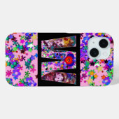 COQUES Case-Mate iPhone LETTRE MONOGRAMME W MONOGRAMME DE MASQUÉRADE VÉNÉT (Verso (horizontal))