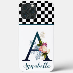 Case-Mate iPhone Case LETTRE MONOGRAPHIQUE Florale A fantaisie en carton