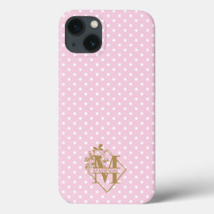 Case-Mate iPhone Case LETTRE MONOGRAPHIQUE MOBILE M Pois