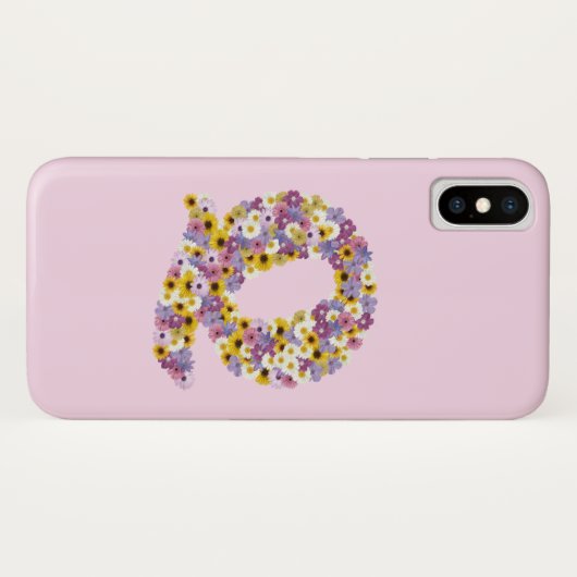 Coques Case-Mate iPhone Lettre monographique Q (Dos (Horizontal))