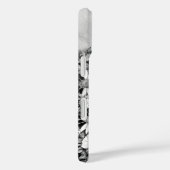 Coques Case-Mate iPhone LETTRE NOIRE ET BLANCHE R TRIppy Aquarelle Florale (Verso / Droite)