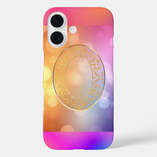 Coques Case-Mate iPhone Lettre O transparente gracieuse  (Verso)
