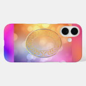 Coques Case-Mate iPhone Lettre O transparente gracieuse  (Verso (horizontal))