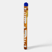 Coques Case-Mate iPhone Lettre or ornée X avec bijoux (Verso / Droite)