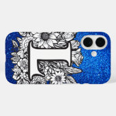 Coques Case-Mate iPhone Lettre personnalisée L Élégante Parties scintillan (Verso (horizontal))